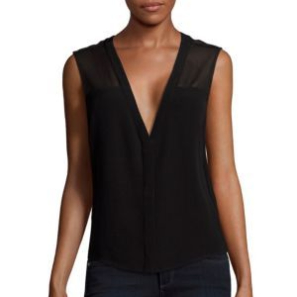 🖤🔮Sandro sleveless w mesh top - black magic!🔮🖤